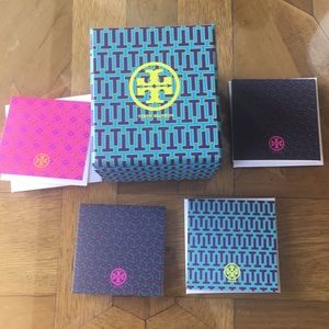 Tory Burch gift box and  4 limited edition cards